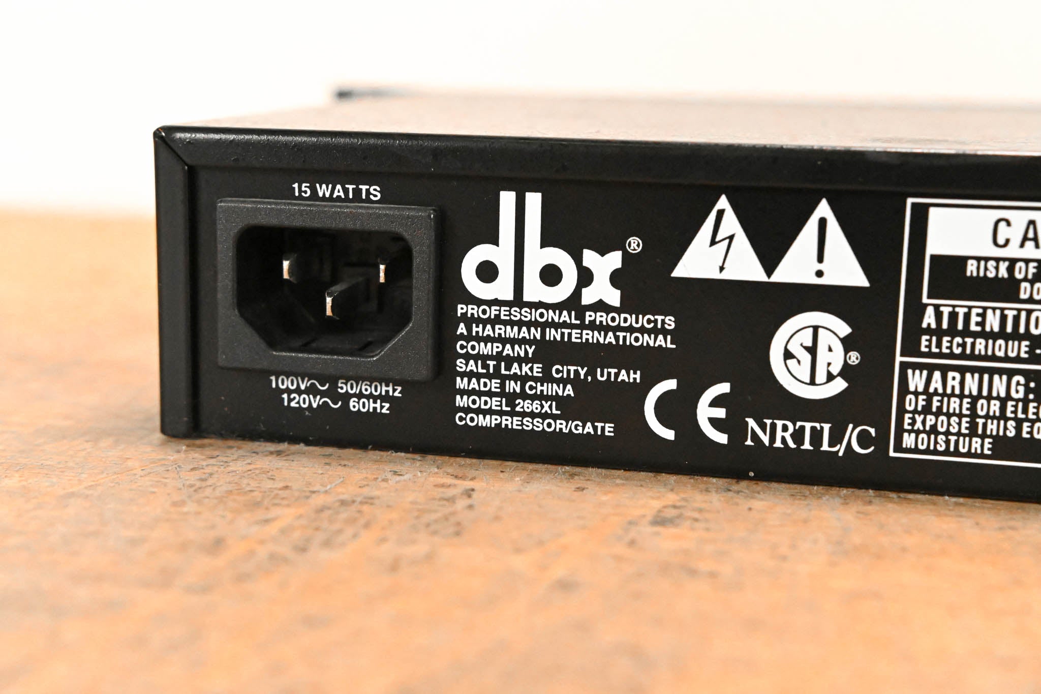 dbx 266XL 2-Channel Compressor/Gate