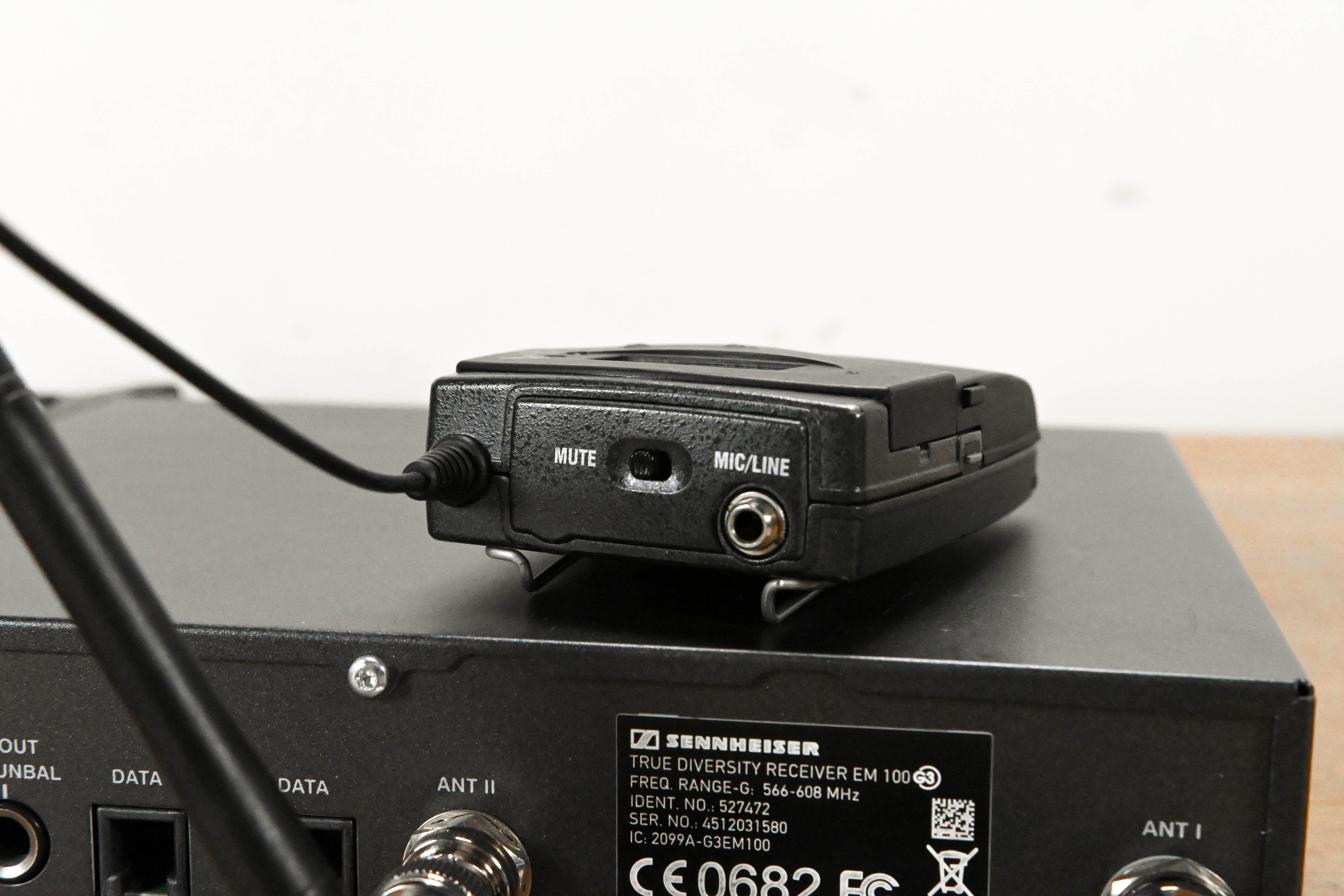 Sennheiser ew 100 G3 Bodypack Wireless System 566-608MHz NO POWER SUPPLY