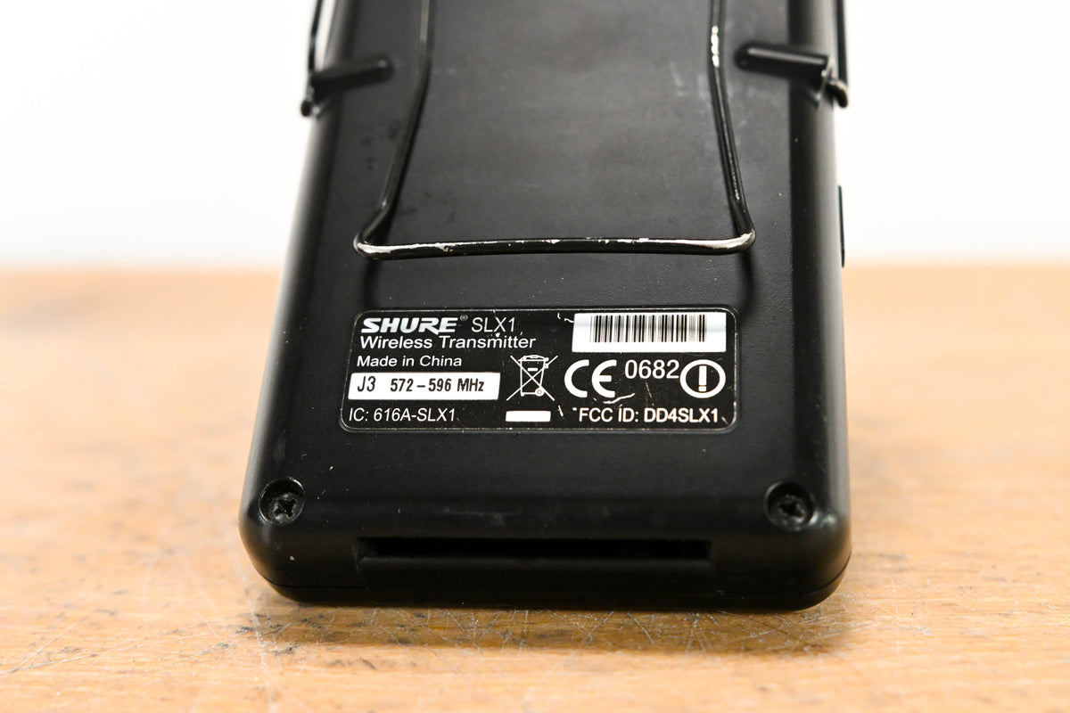 Shure SLX14 Bodypack Wireless System - J3 Band (NO POWER SUPPLY)