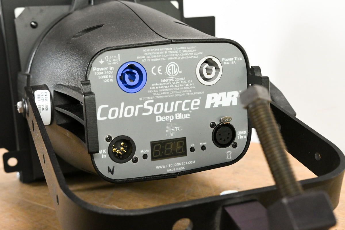 ETC ColorSource PAR Deep Blue LED Wash Light - Black
