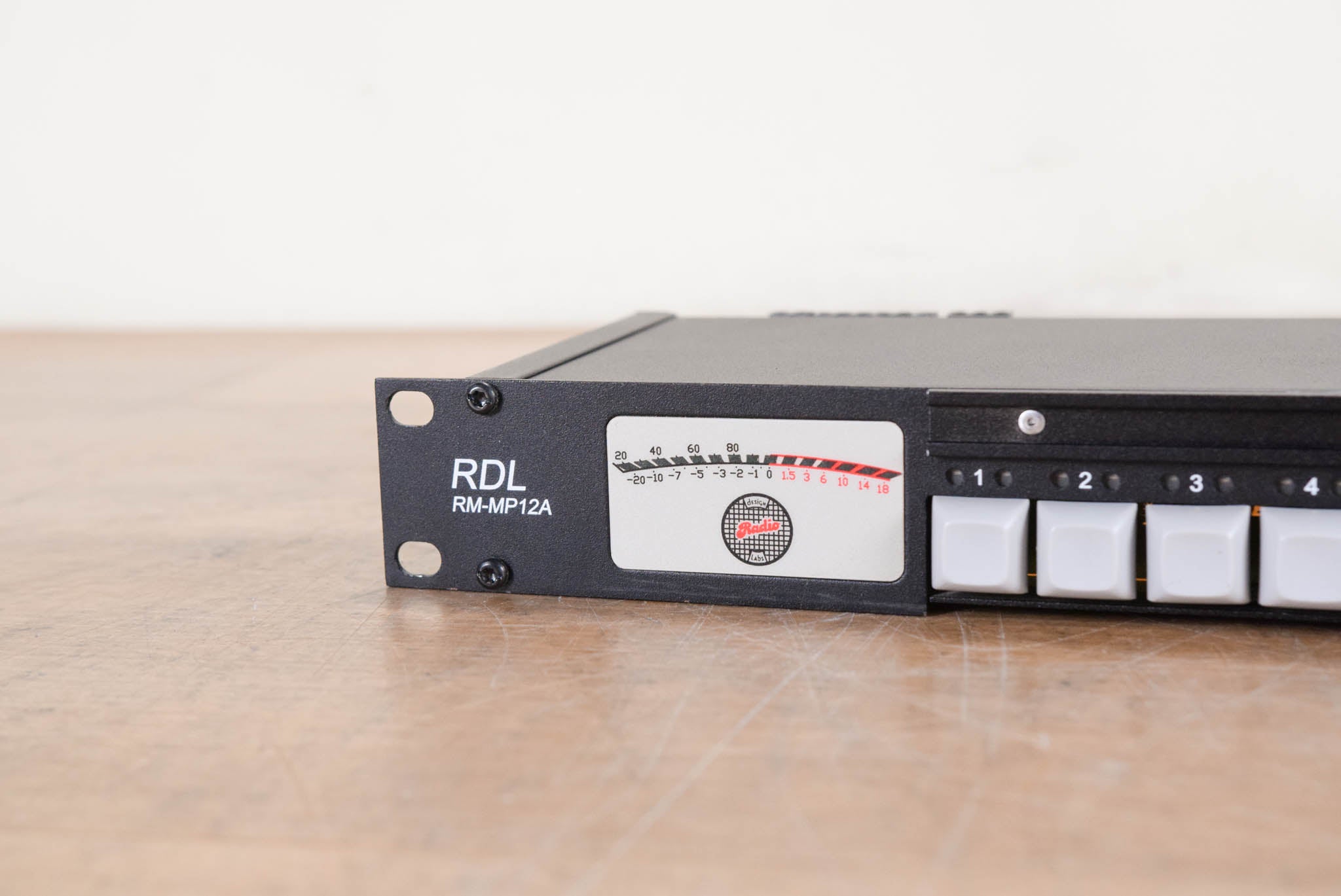 RDL RM-MP12A 12-Channel Audio Monitor Panel