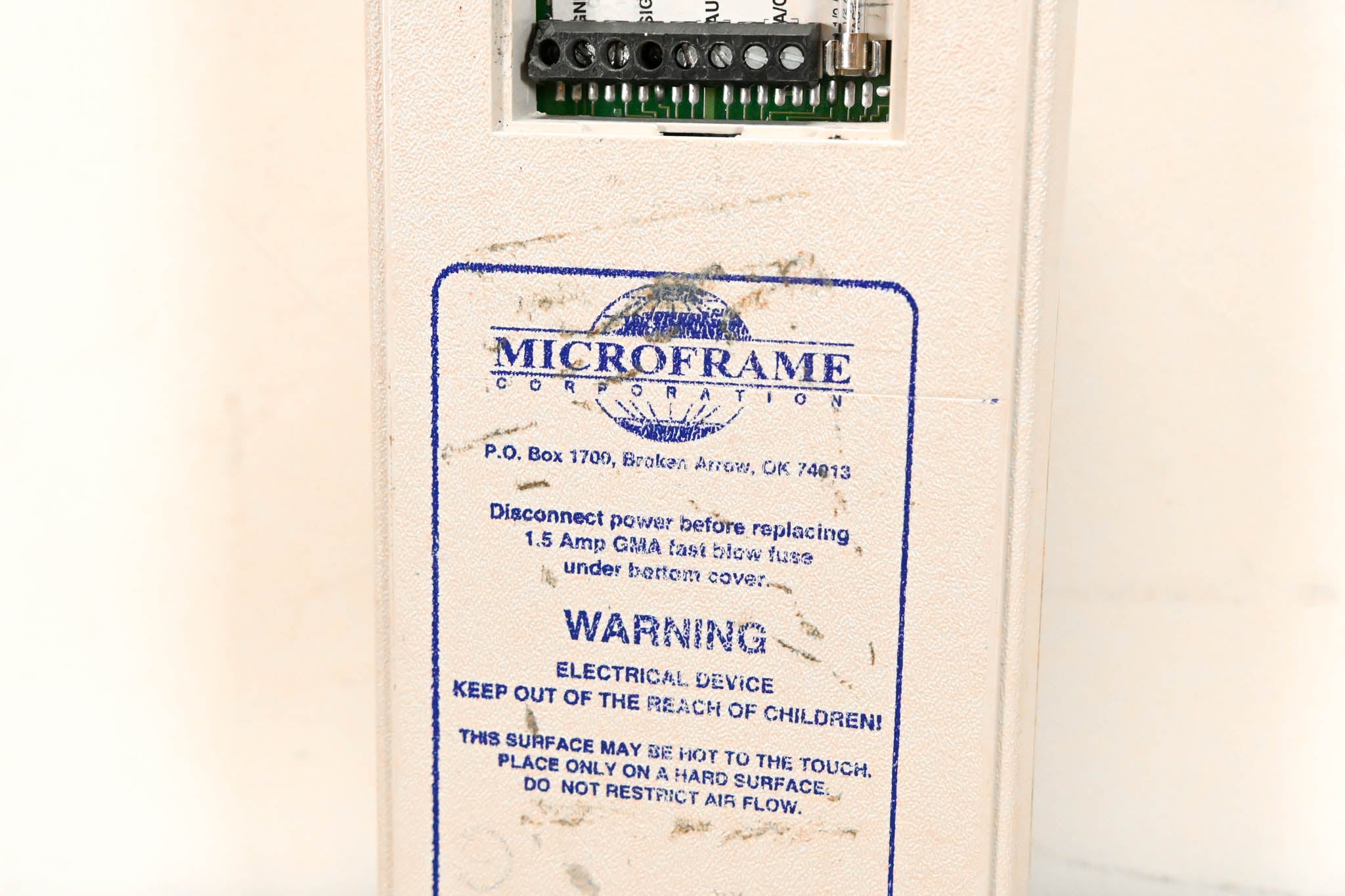 Microframe Model 6200 Timer Keypad (NO POWER SUPPLY)