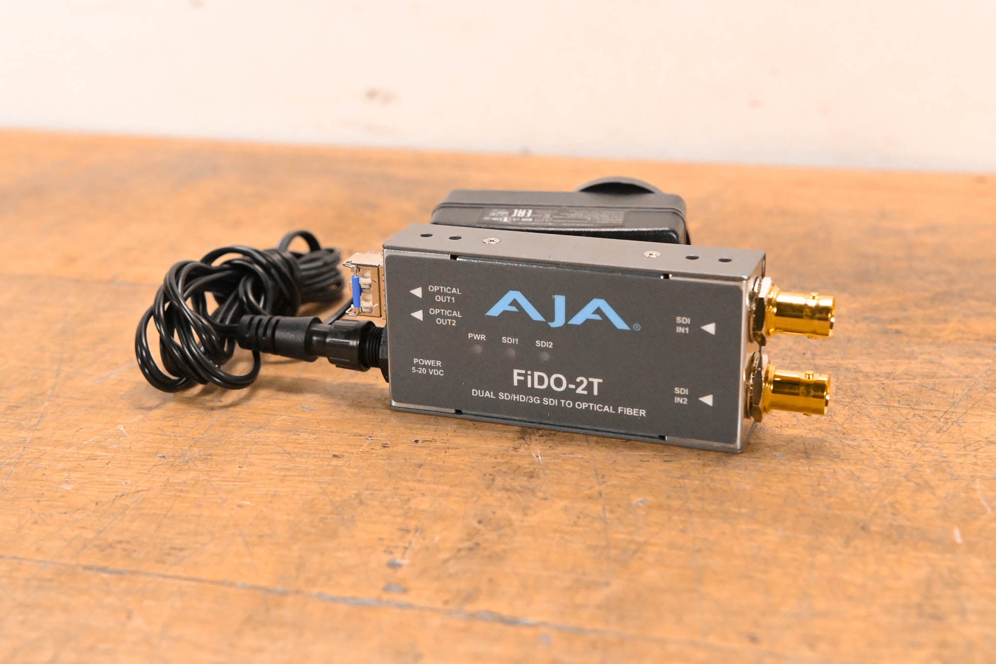 AJA FIDO-2T Dual-Channel SD/HD/3G SDI to Optical Fiber Transmitter
