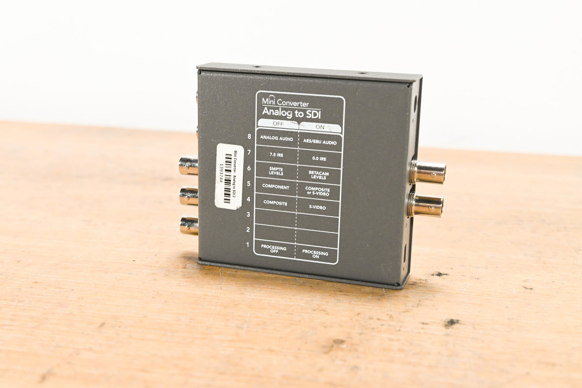 Blackmagic Design Mini Converter Analog to SDI (NO POWER SUPPLY)