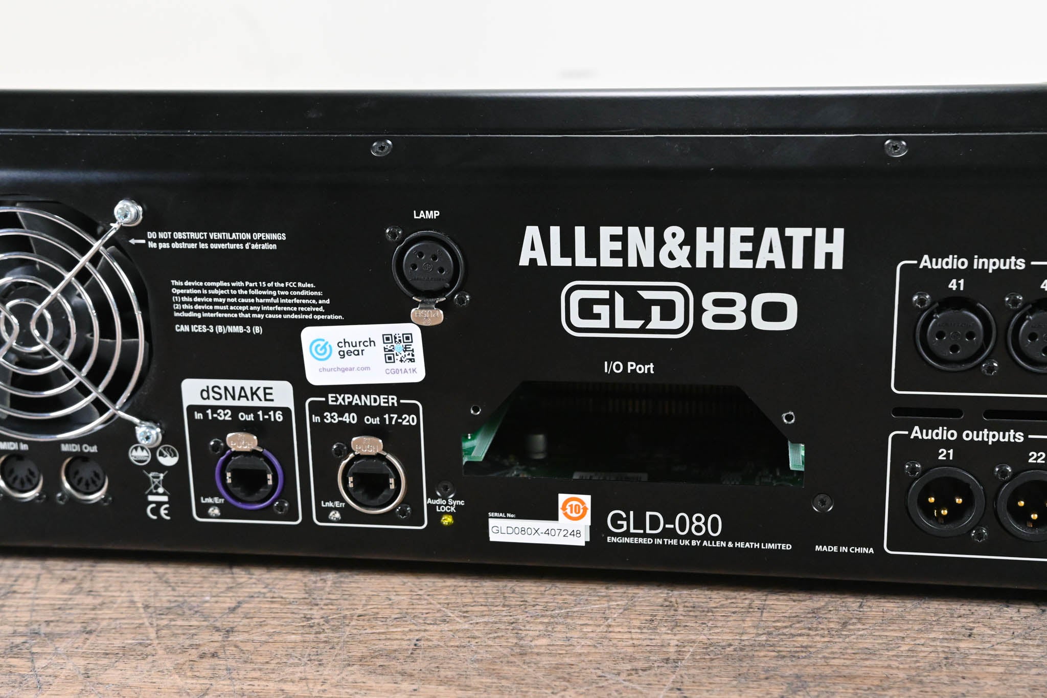 Allen & Heath GLD-80 Digital Audio Mixing Surface CG01A1K