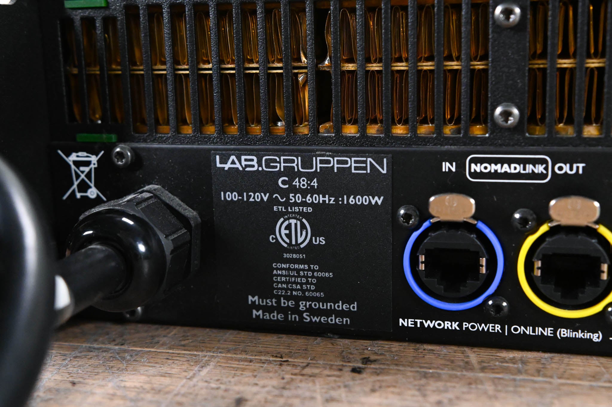 Lab Gruppen C 48:4 4800W 4-Channel Power Amplifier