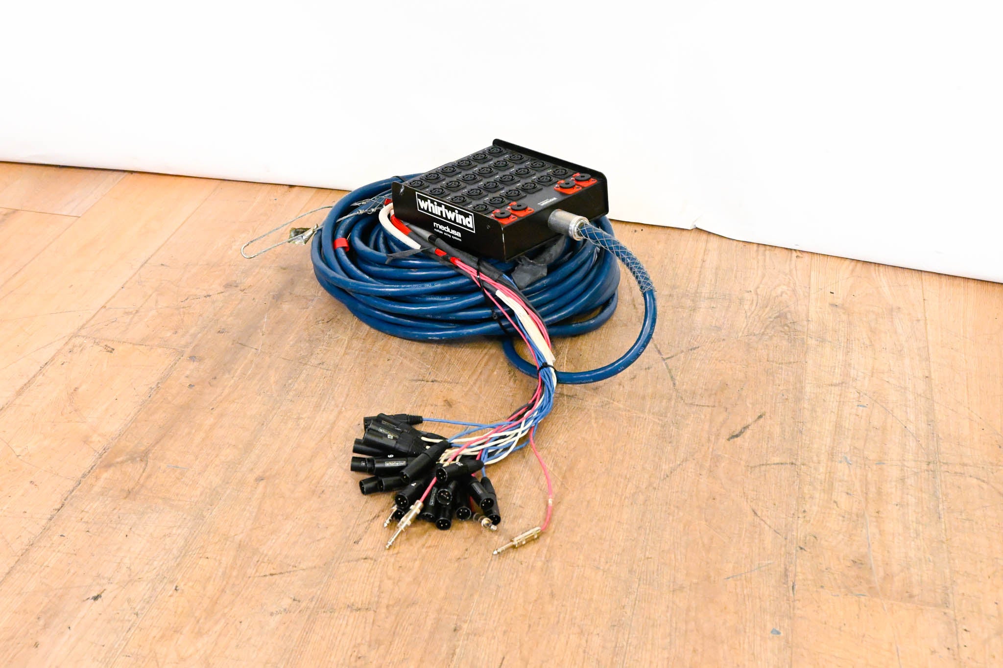 Whirlwind Medusa 24x4 XLR Stage Box to Fanout Snake - 100ft
