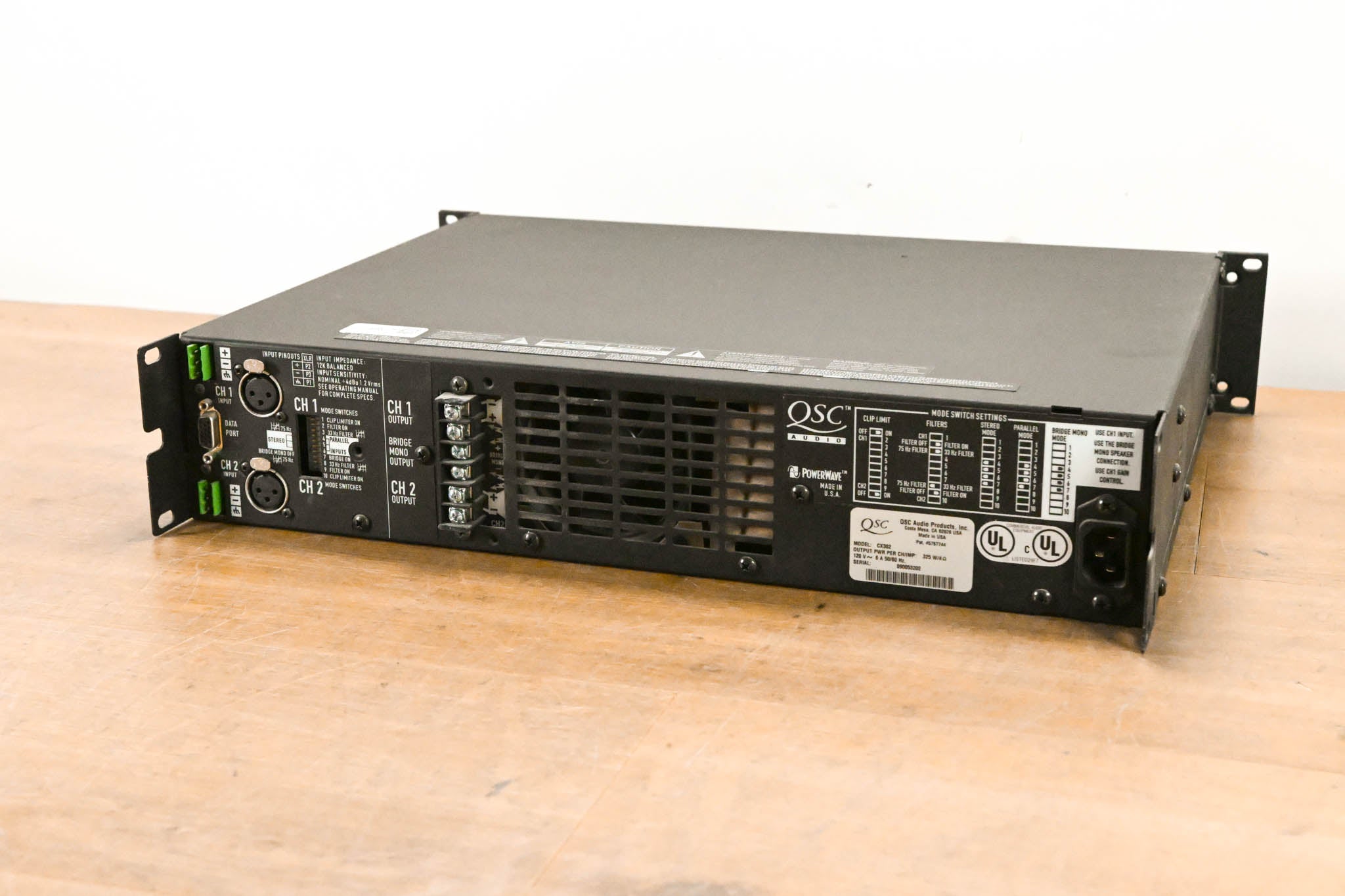 QSC CX302 2-Channel Power Amplifier