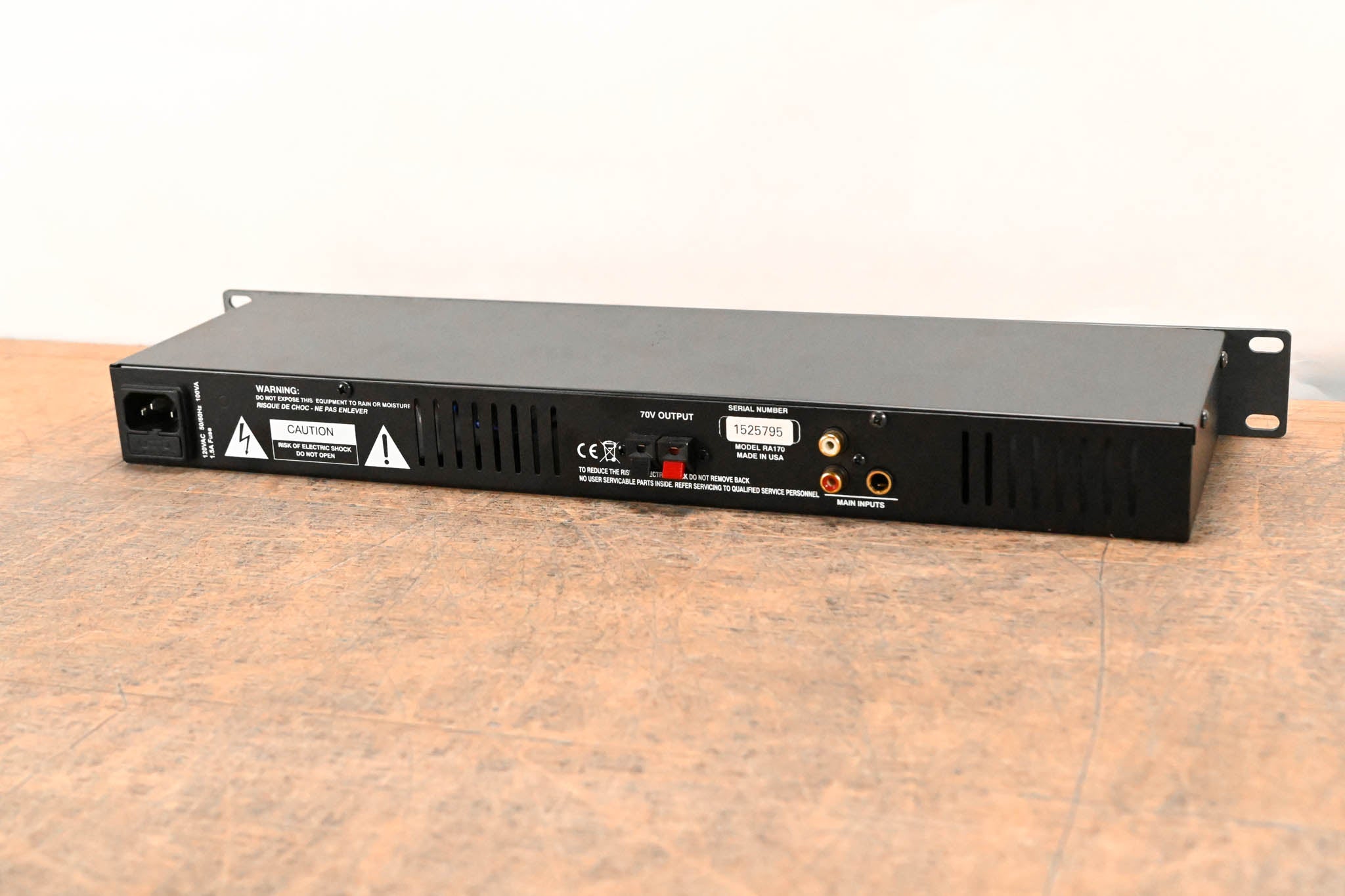 Rolls RA170 70-Volt Power Amplifier
