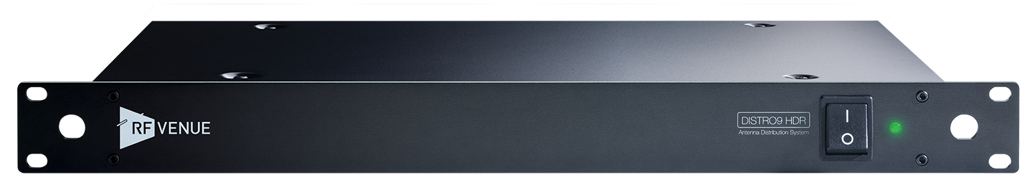 DISTRO9 HDR Nine (9) Channel Multi-Zone Antenna Distribution System