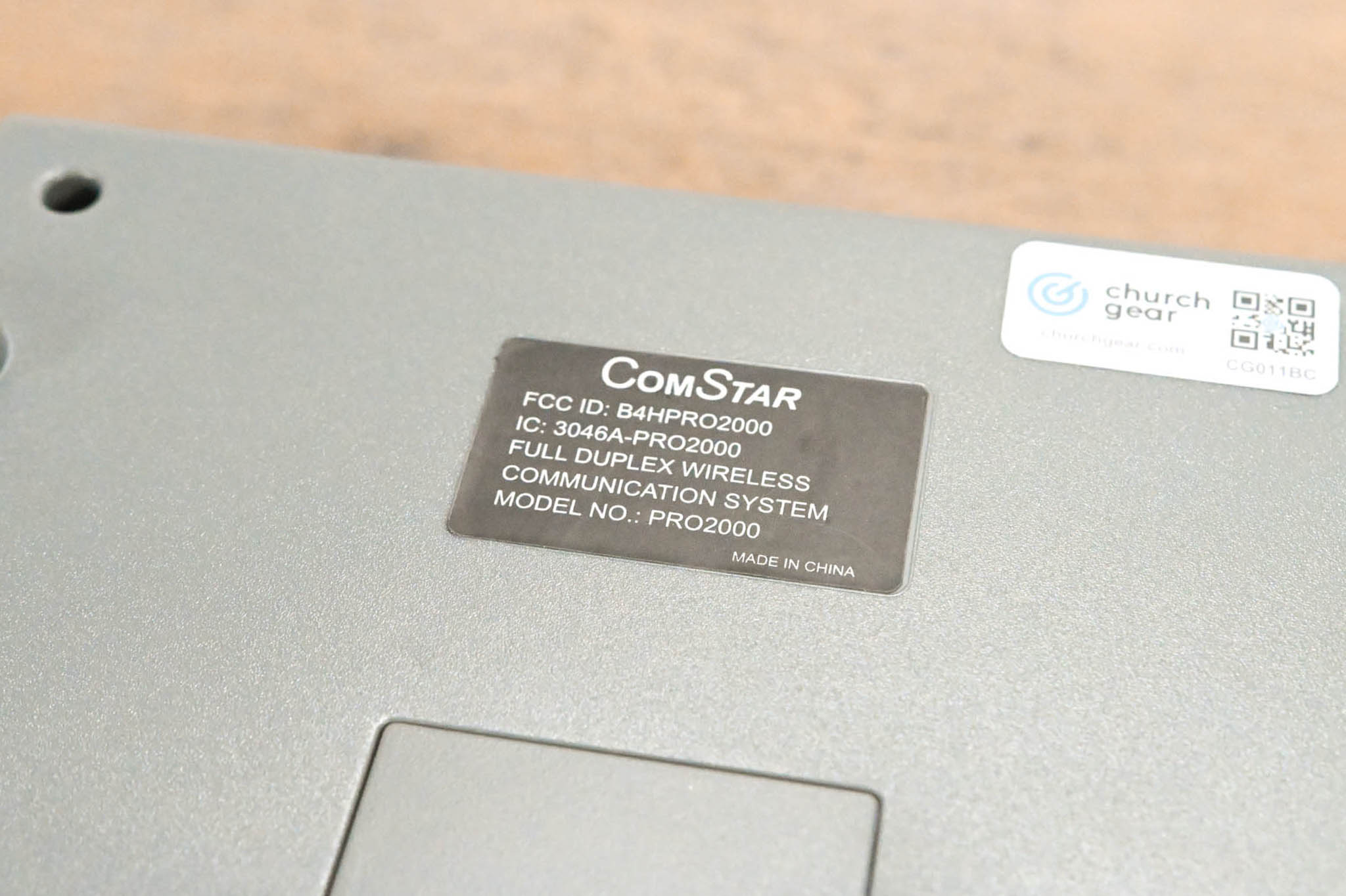 Eartec PRO2000 COMSTAR Full Duplex Wireless Base Station NO POWER SUPPLY
