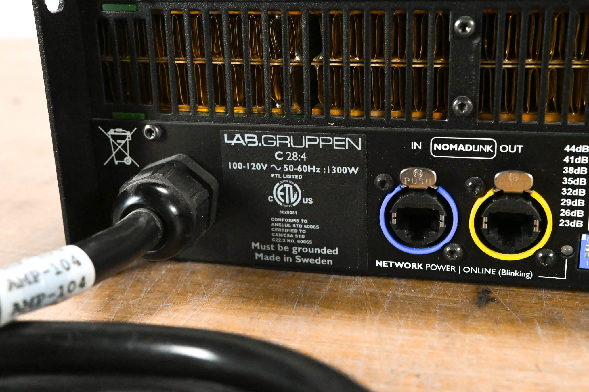 Lab Gruppen C 28:4 2800W 4-Channel Power Amplifier