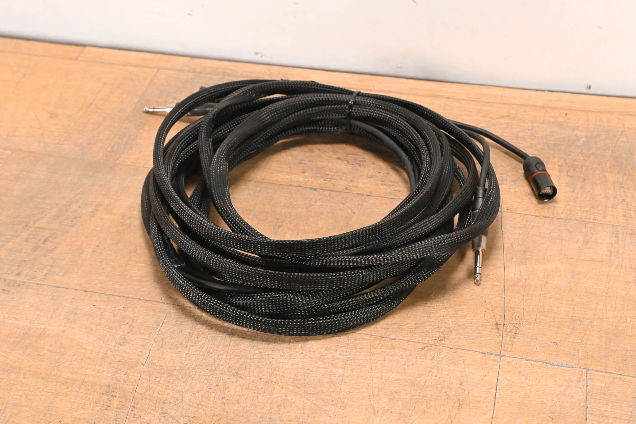 Unbranded 1/4" TRS and EtherCON RJ45 Loom - 25'