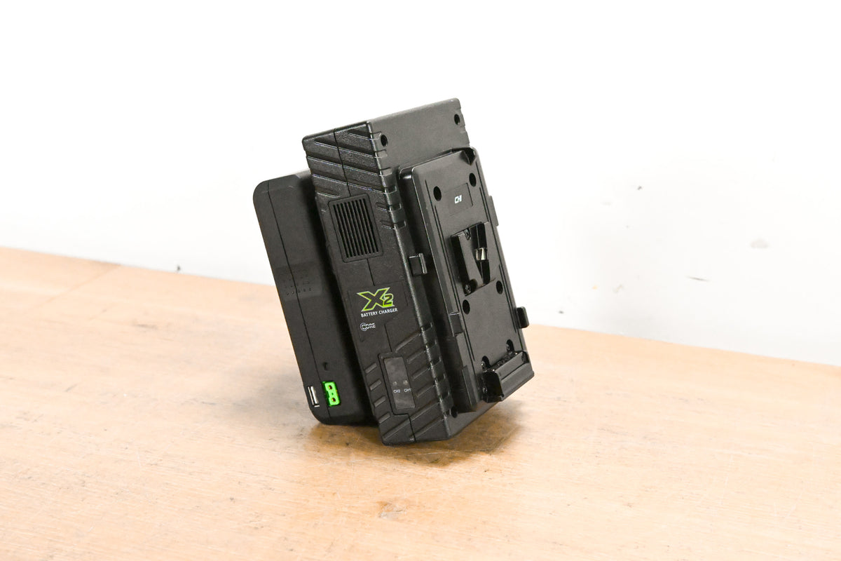 Core SWX GP-X2S Simultaneous Dual V-Mount Charger w/ one Battery