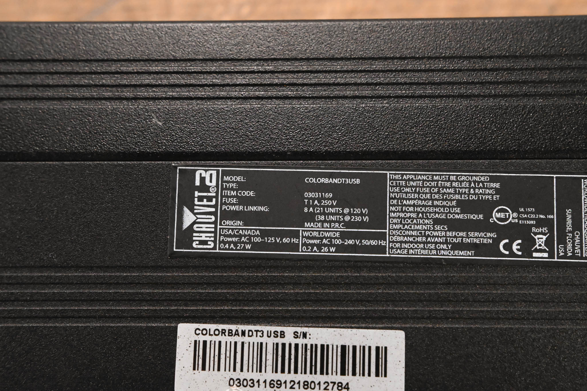 Chauvet COLORband T3USB Linear RGB Wash Light