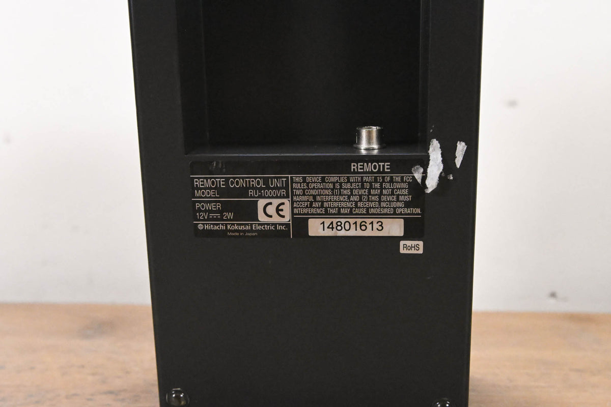 Hitachi RU-1000VR Remote Control Panel