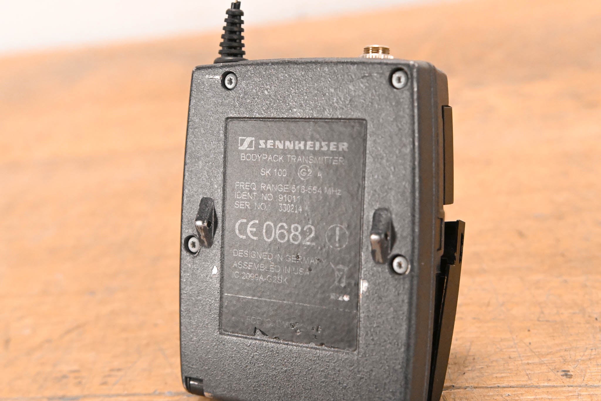 Sennheiser SK 100 G2 Bodypack Wireless Transmitter A Range: 518-554 MHz