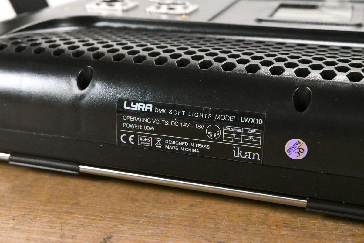 Ikan LWX10 Lyra 1x1 Daylight Soft Studio & Field LED Light w/ DMX NO PSU