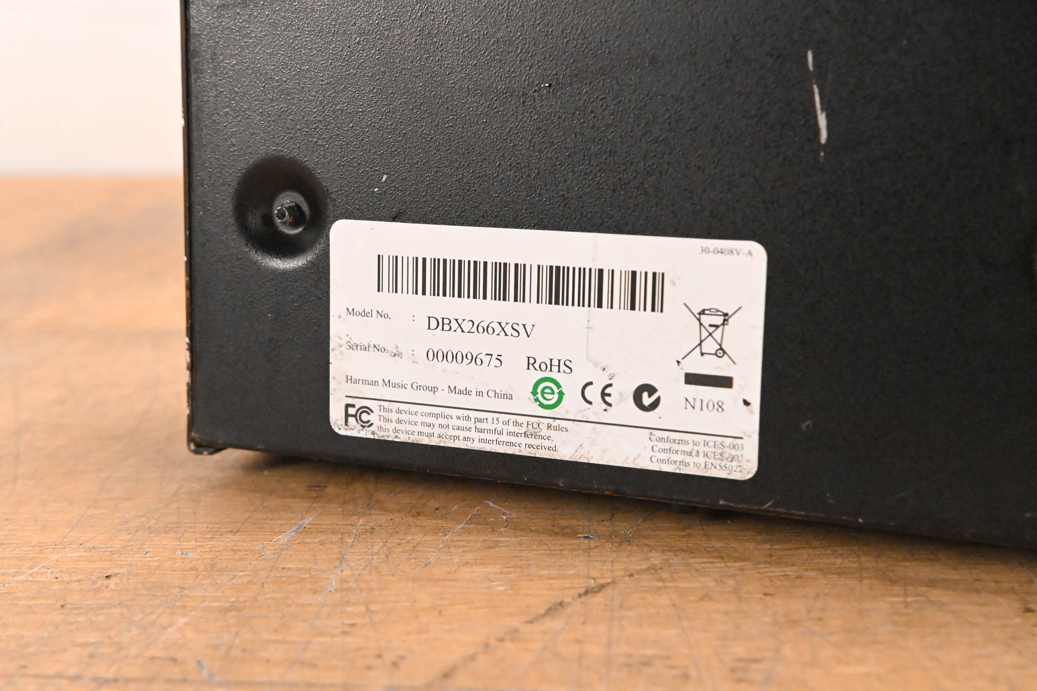 dbx 266xs 2-Channel Compressor/Gate