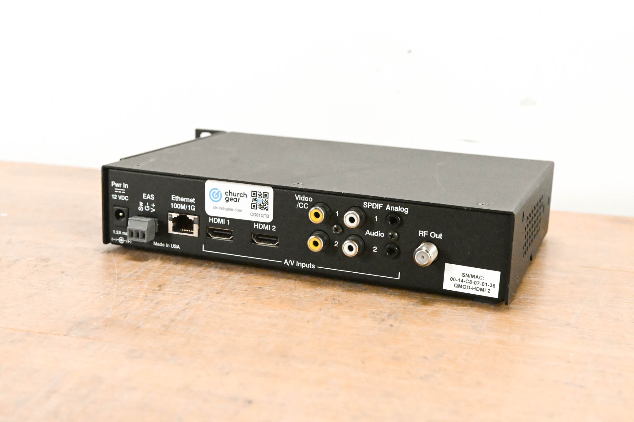 Contemporary Research QMOD-HDMI 2 HDTV Modulator/IPTV Encoder (NO PSU)