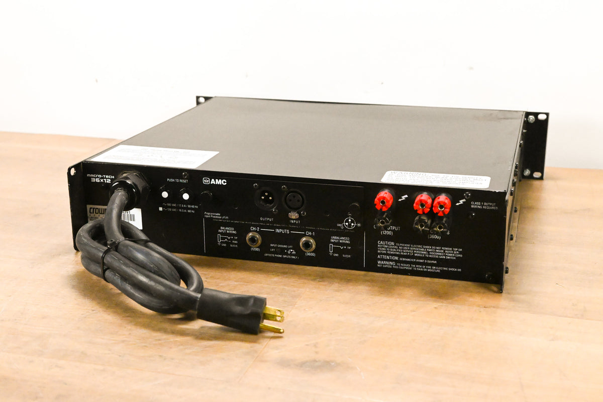 Crown Macro-Tech 36x12 2-Channel Power Amplifier