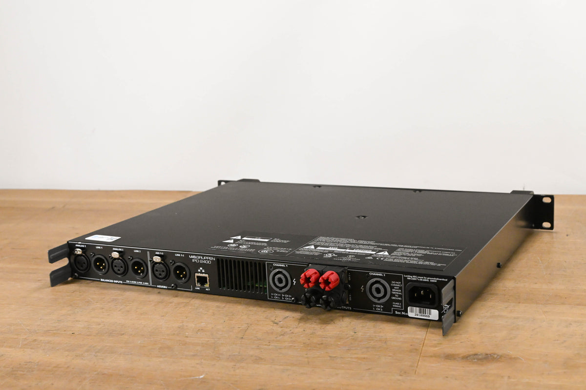 Lab Gruppen IPD 2400 2400W 2-Channel DSP-Controlled Power Amplifier