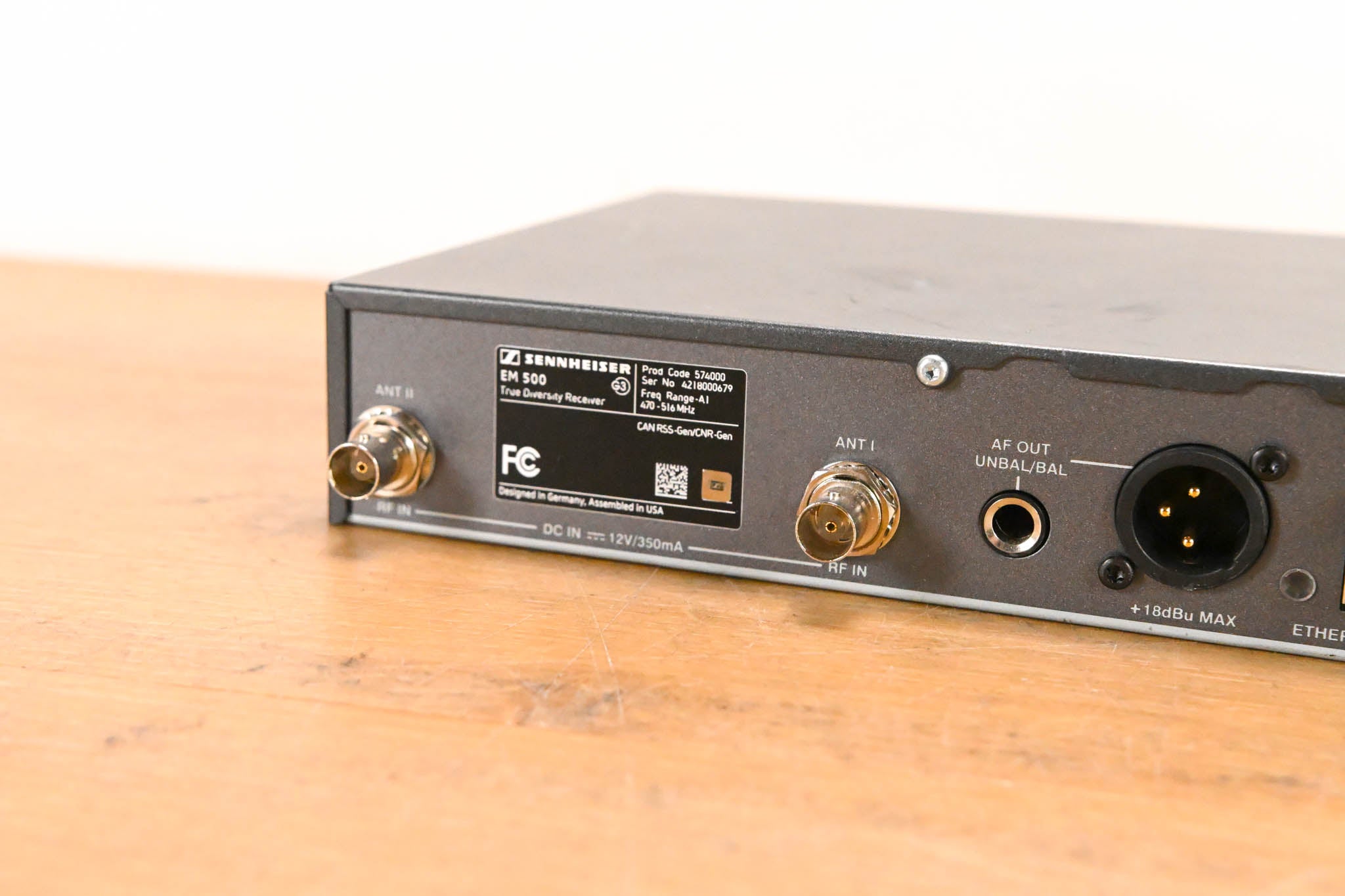 Sennheiser EM 500 G3 Wireless Receiver - 470-516 MHz (NO POWER SUPPLY)