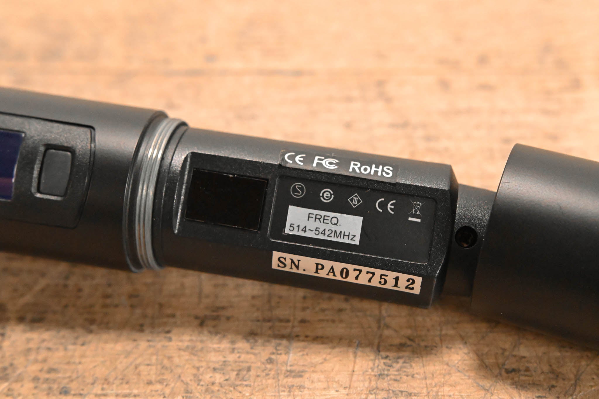 Airwave Technologies U-41 Handheld Transmitter Microphone - 514-542 MHz