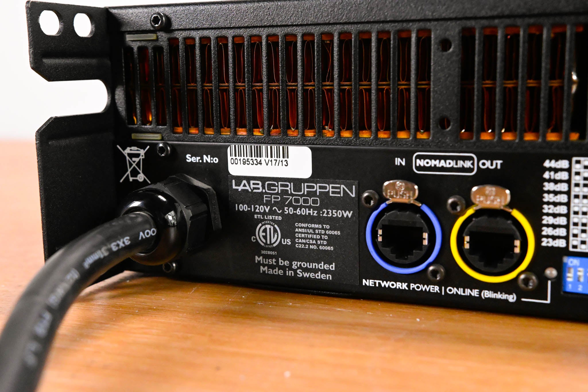 Lab Gruppen FP7000 7000W 2-Channel Power Amplifier