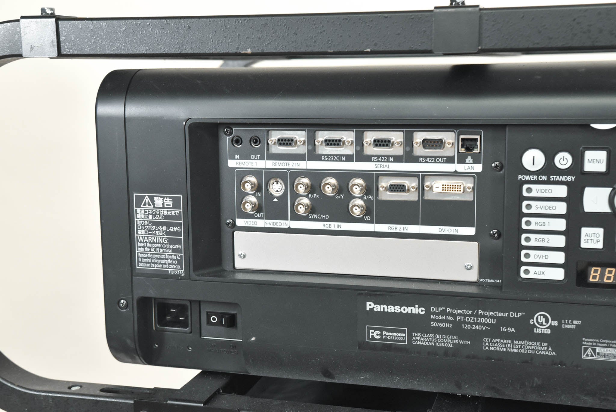 Panasonic PT-DZ12000U 12,000 Lumen WUXGA Large Venue DLP Projector