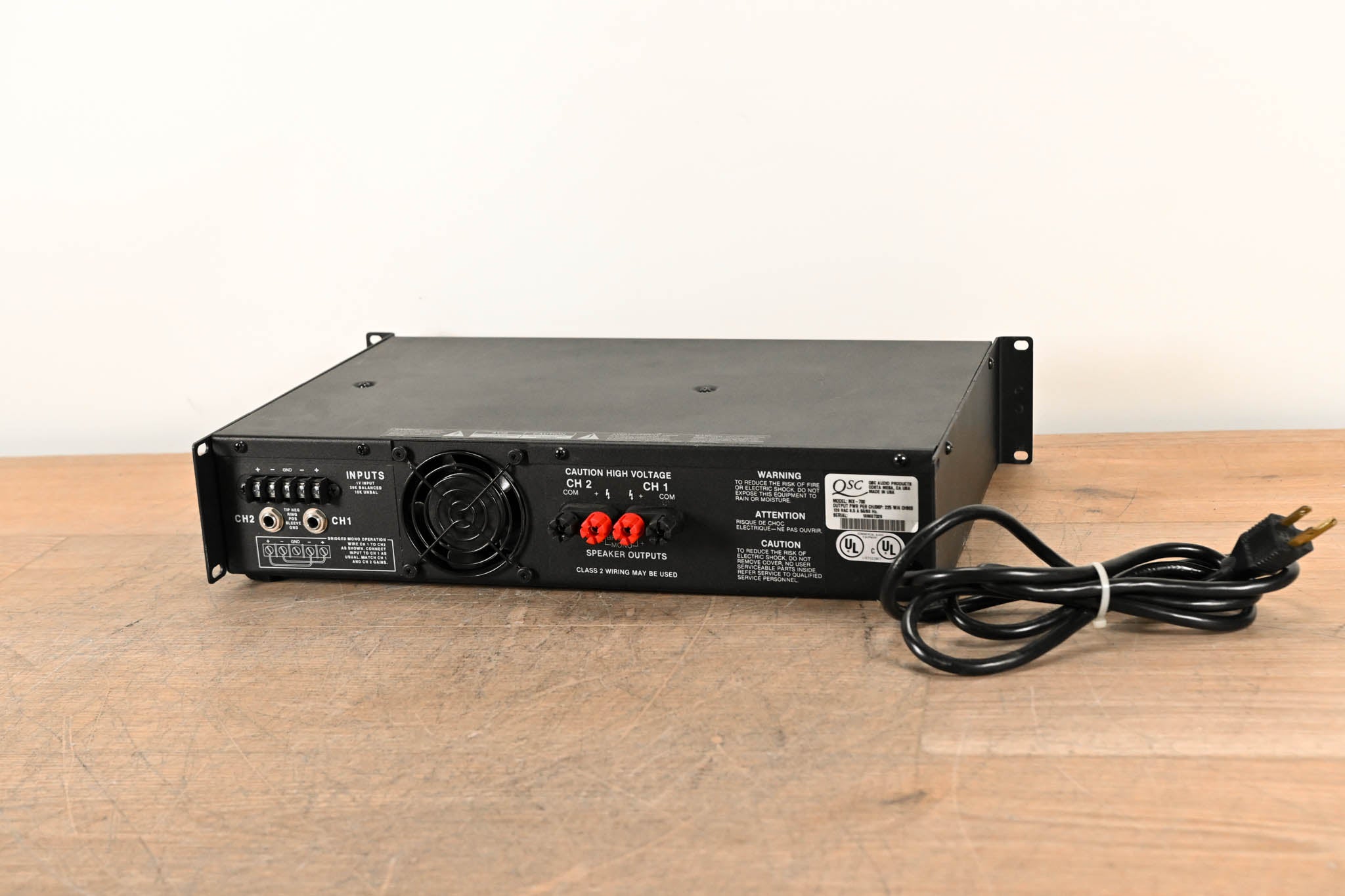 QSC MX 700 2-Channel Power Amplifier