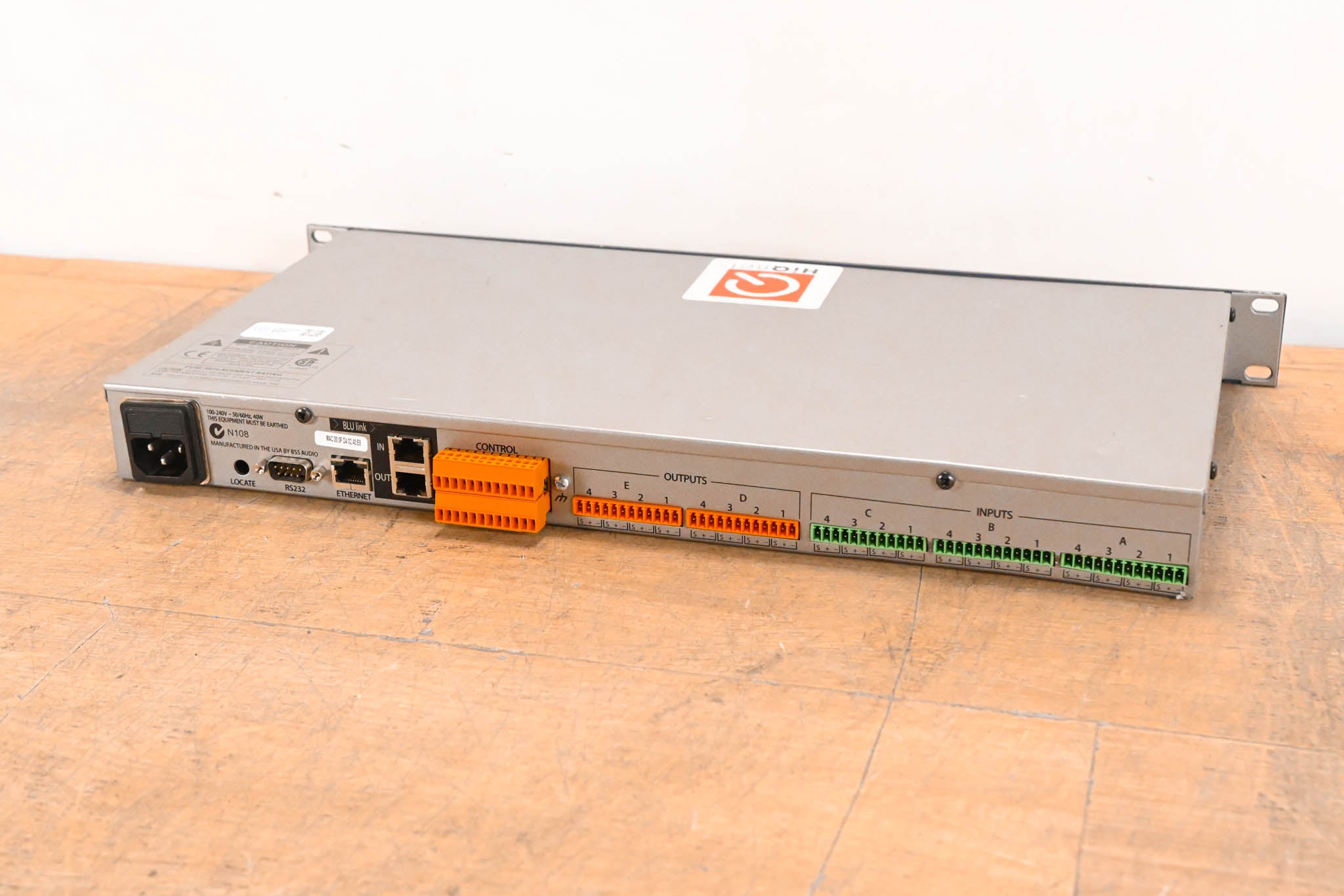 BSS London BLU-100 12x8 Signal Processor with BLU Link