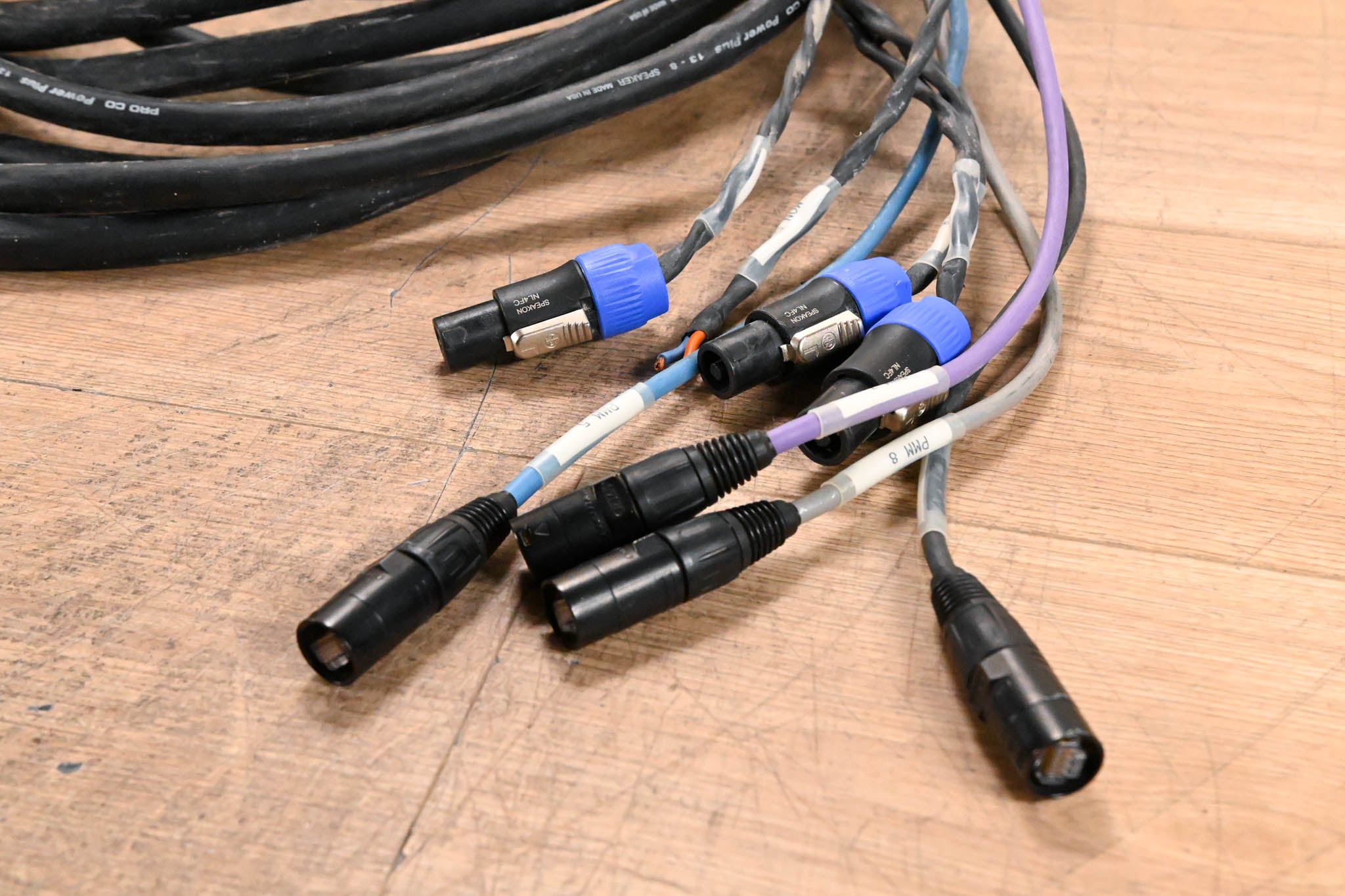 ProCo 4 etherCON, 4 speakON Stage Snake - 25 ft