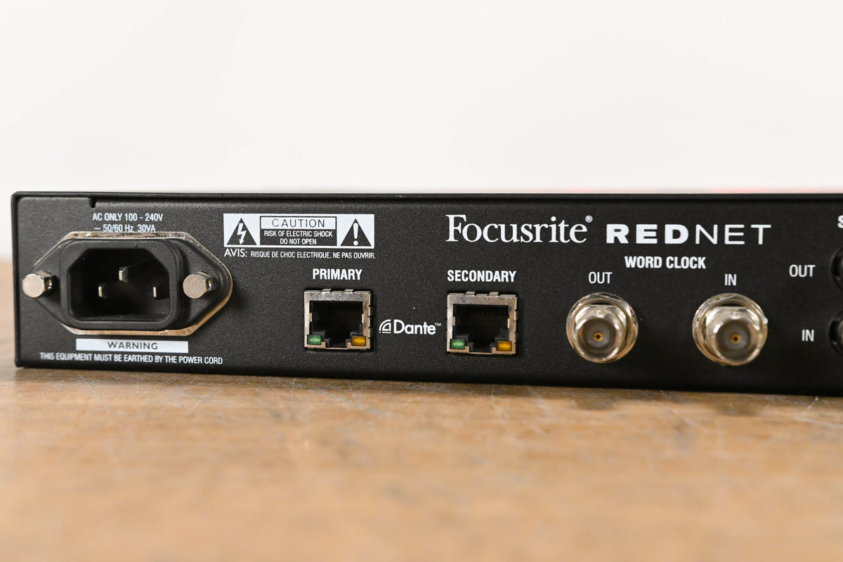 Focusrite RedNet D16 AES Dante-Equipped Digital Audio Interface
