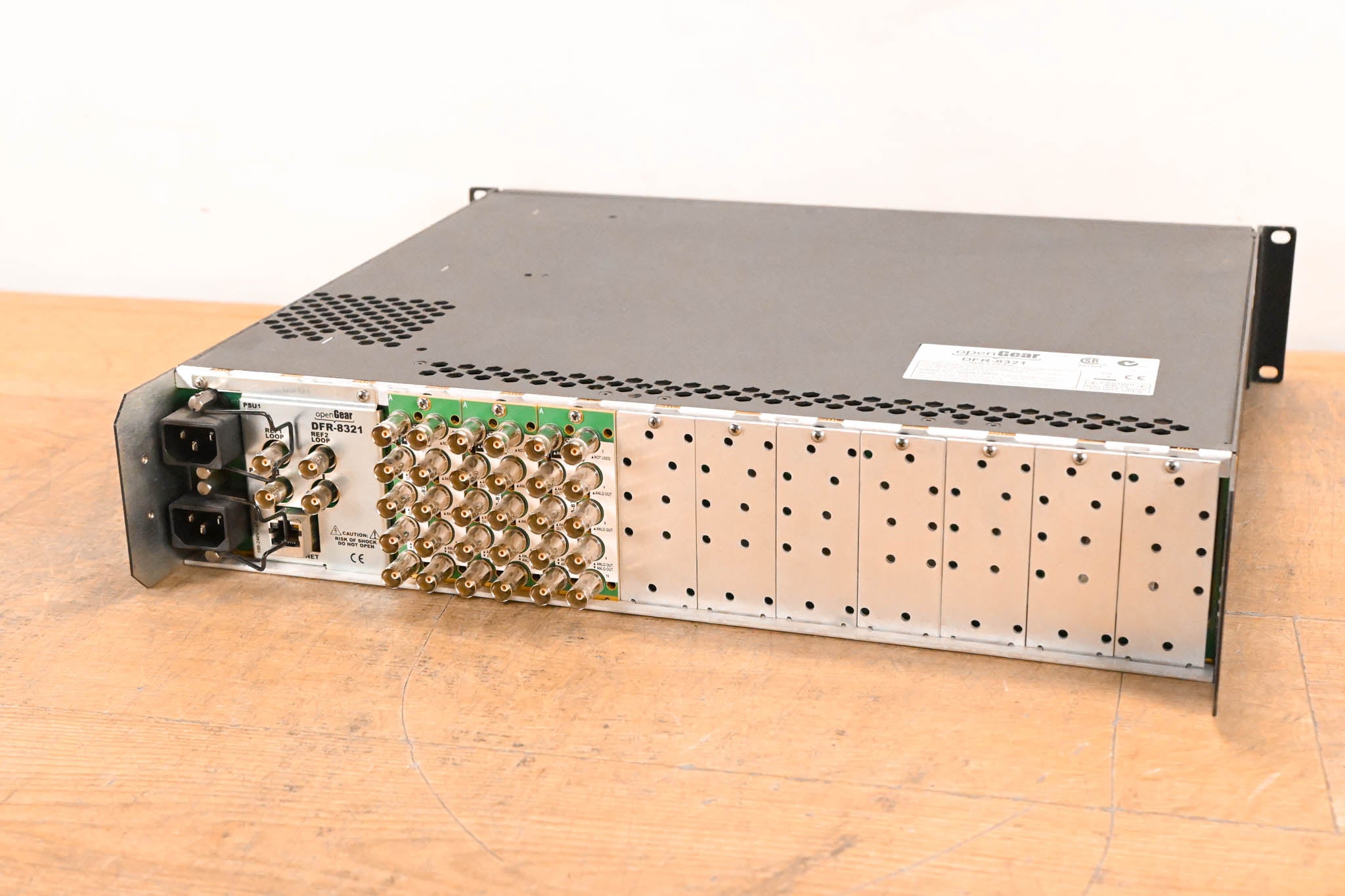 Ross DFR-8321 OpenGear 2RU Module Frame with Cards (NO POWER