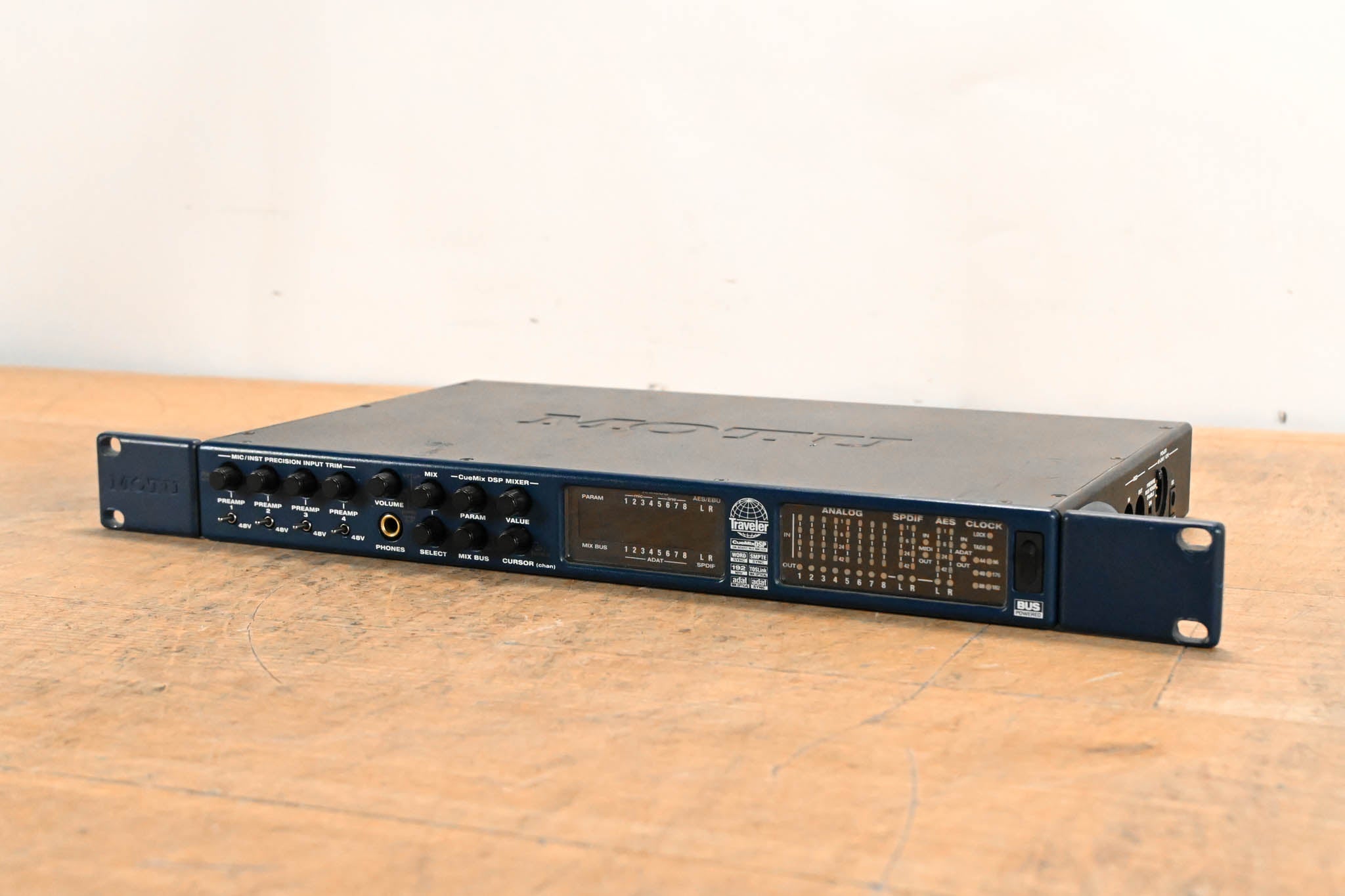 MOTU Traveler Mk1 FireWire Audio Interface (NO POWER SUPPLY)