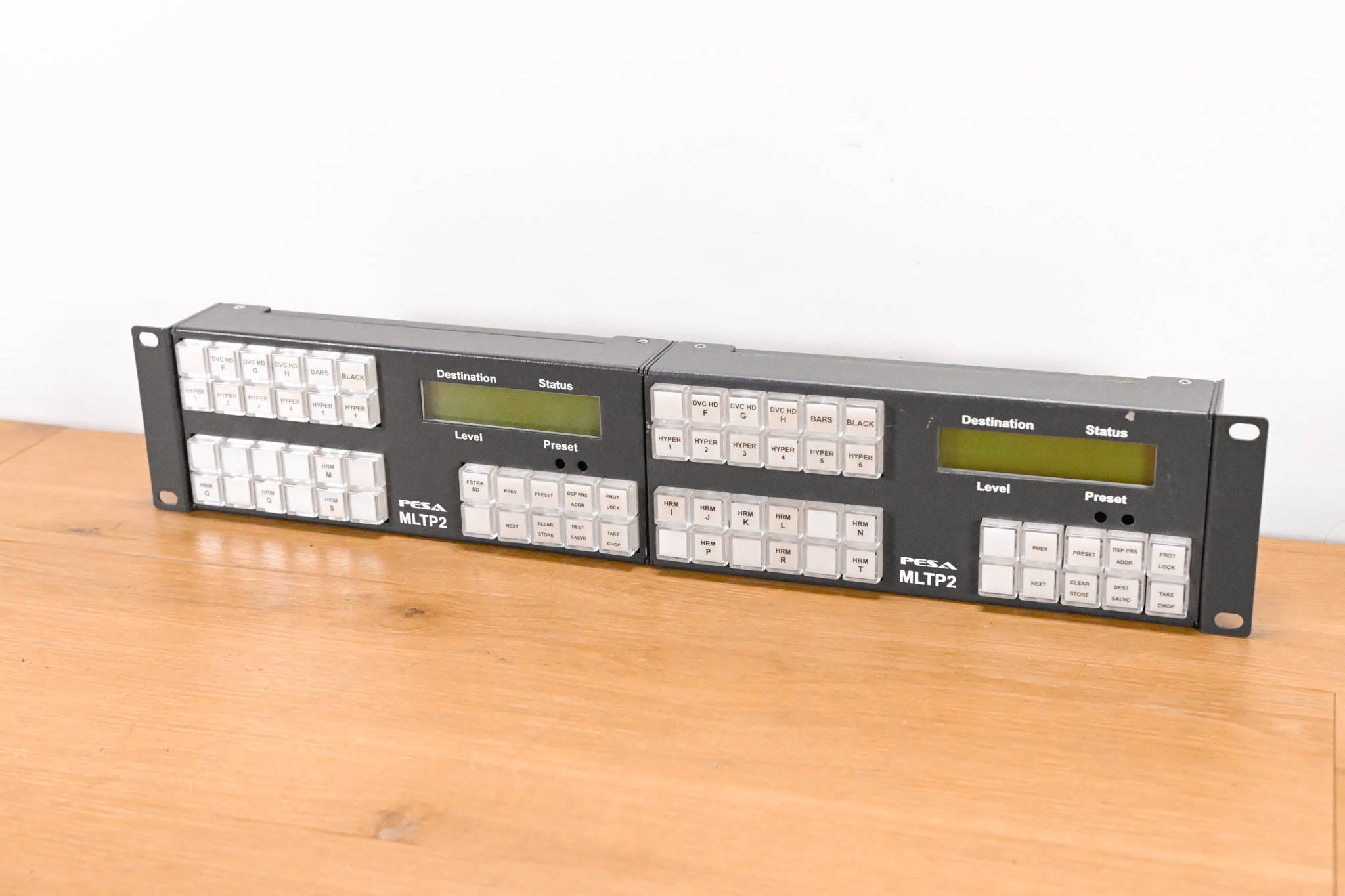 Pesa RCP-MLTP2 Dual 2RU Matrix Switcher Remote Control Panel (NO PSU)