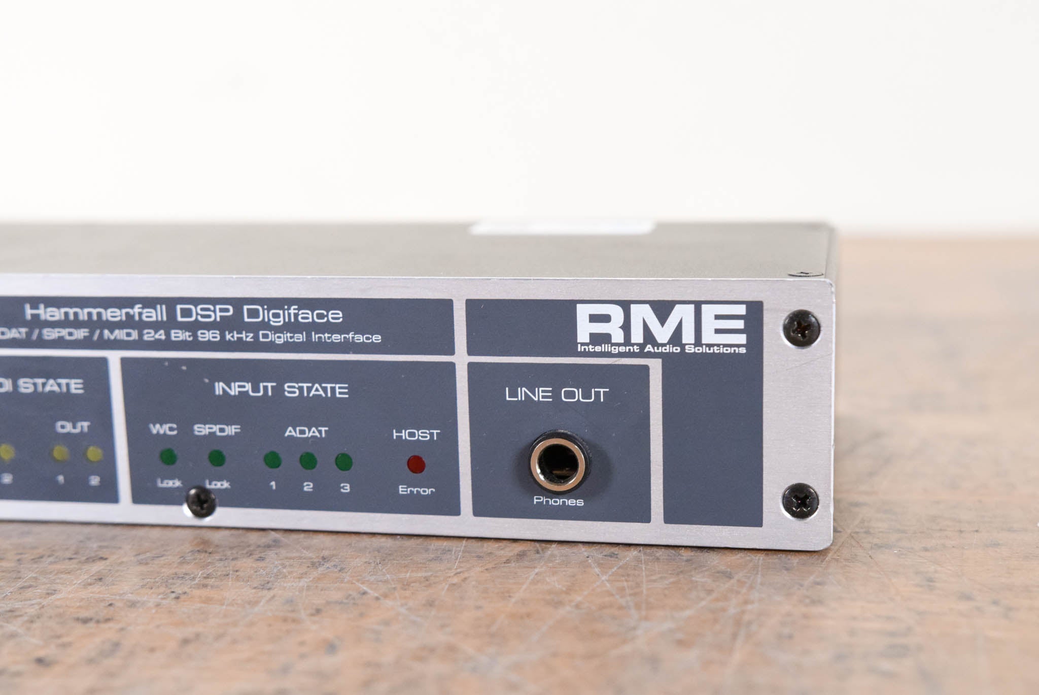 RME Hammerfall DSP Digiface 96 kHz Digital Interface (NO POWER SUPPLY)