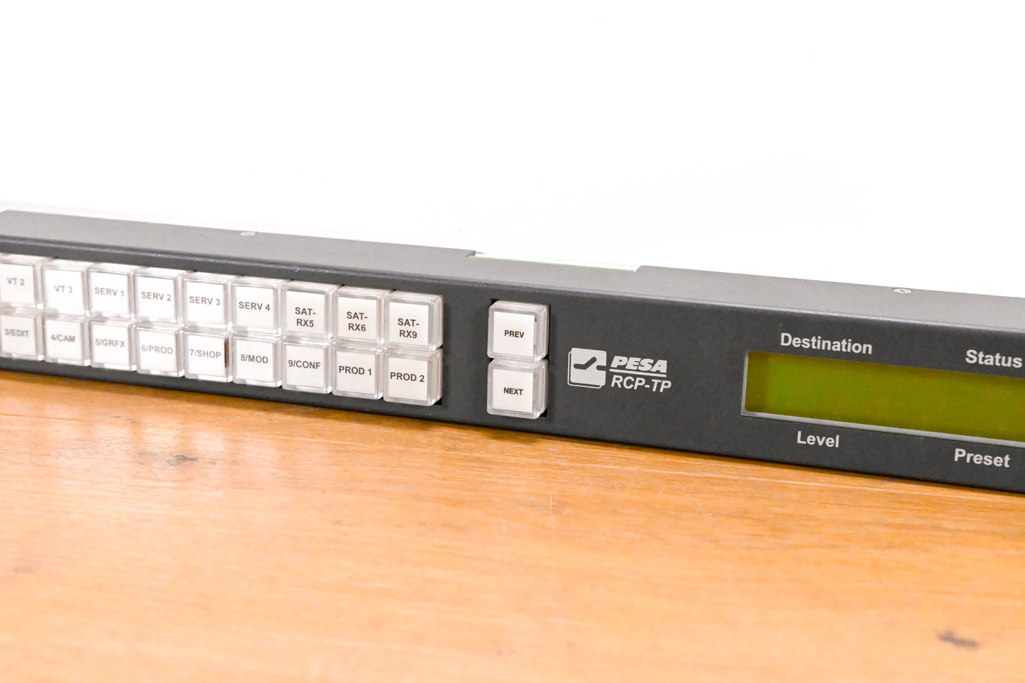 Pesa RCP-MLTP RCP-TP 1RU Matrix Switcher Control Panel (NO PSU)