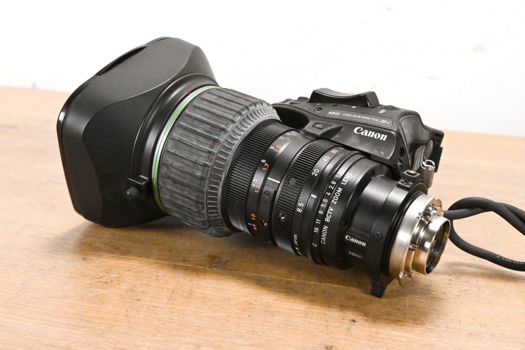 Canon KJ20x8.5B KRSD PS12 20x HDgc Series HDTV Zoom Lens 1:8.5-170mm