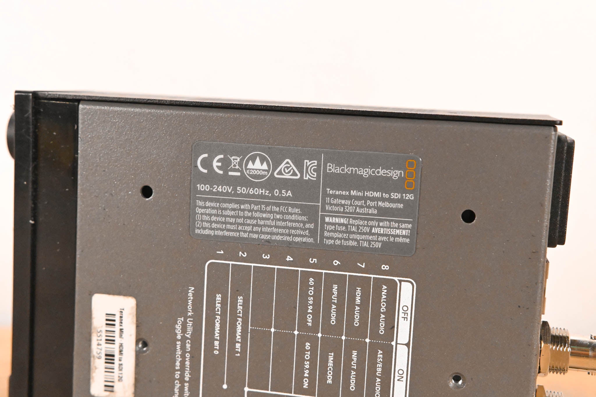 Blackmagic Design Teranex Mini HDMI to SDI 12G w/ Smart Panel