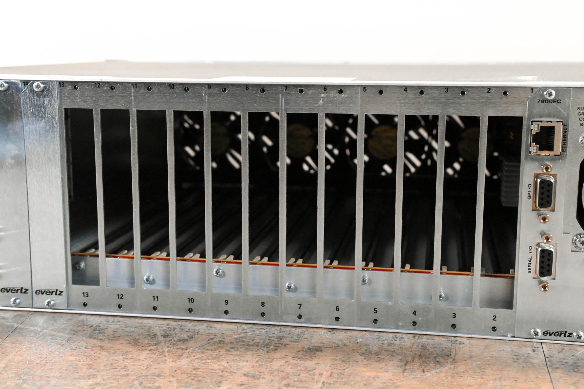Evertz 7800FR-QT 3U Rack-Mountable Quiet Multiframe