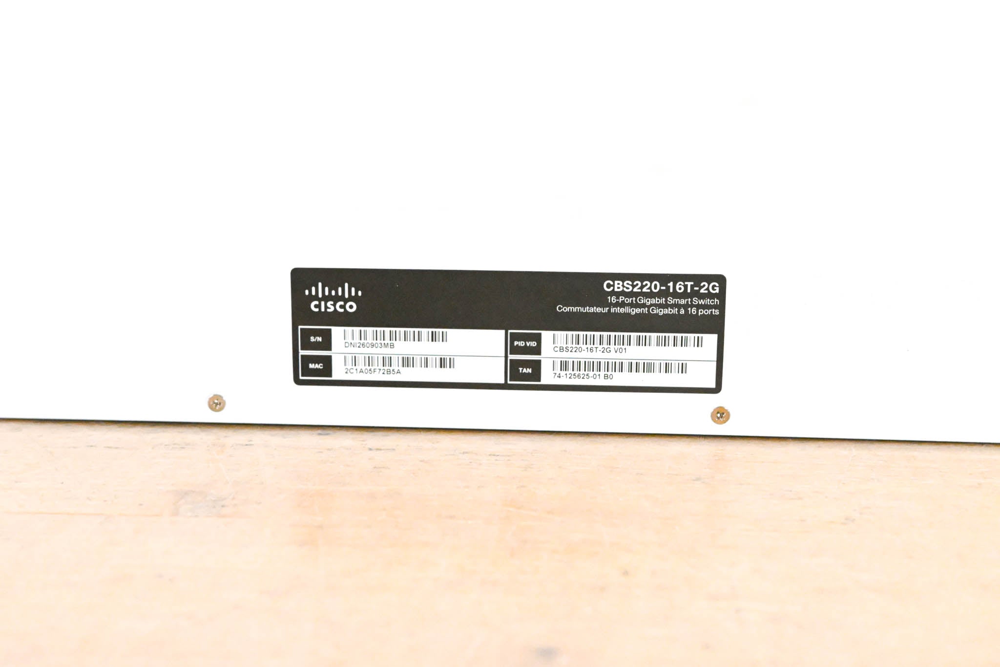 Cisco CBS220-16T-2G 16-Port Gigabit Smart Switch