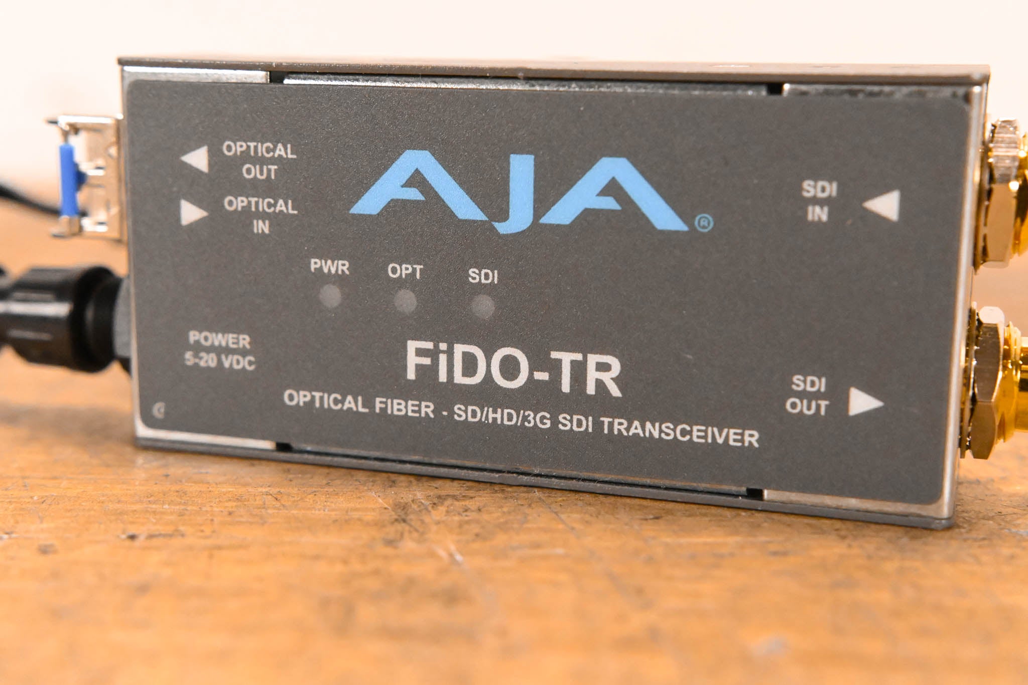 AJA FiDO-TR 1-Channel 3G-SDI/LC Single-Mode LC Fiber Transceiver