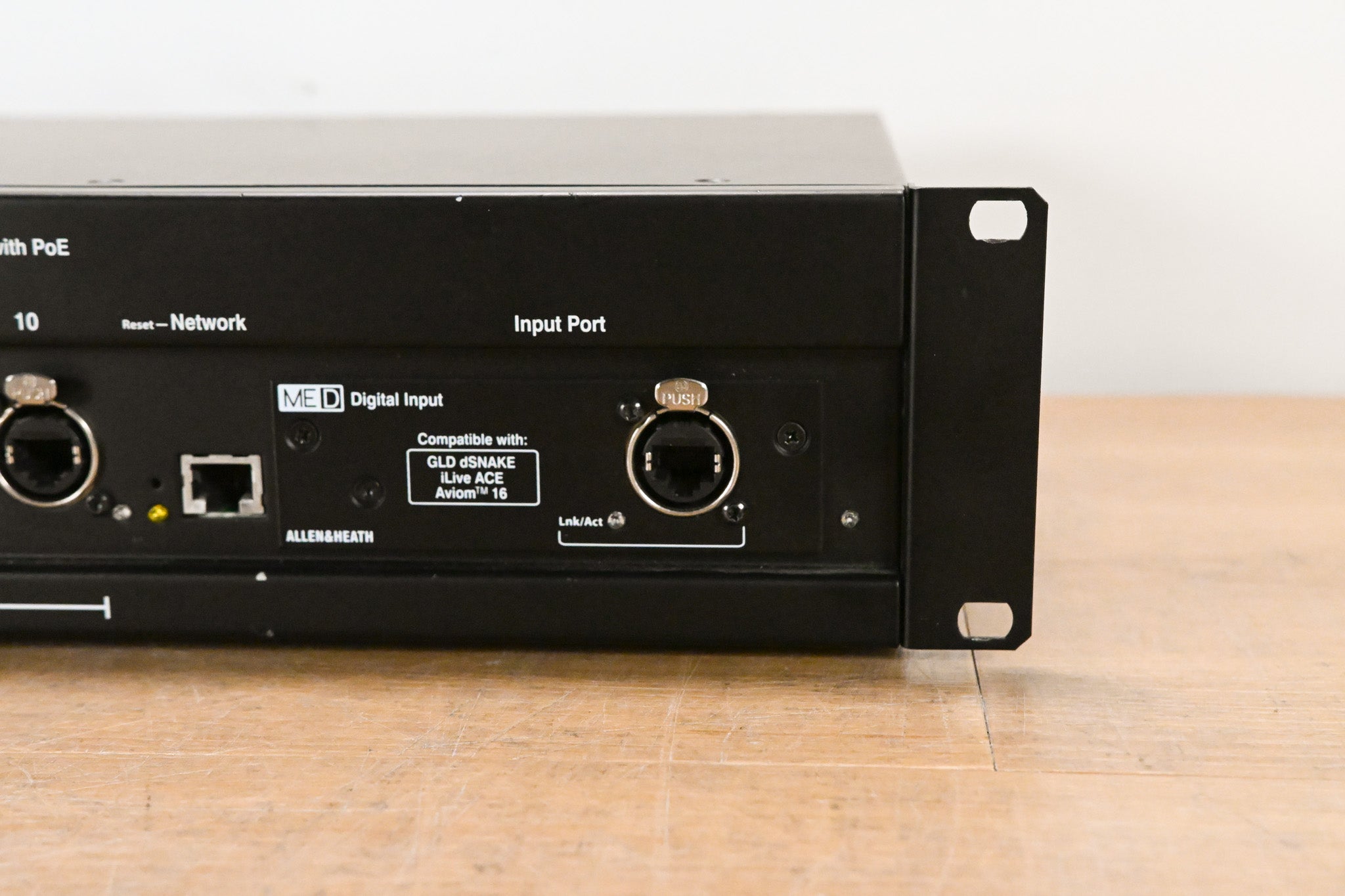 Allen & Heath ME-U 10-Port PoE Monitor Hub for ME-1 Mixers w/ Input Card