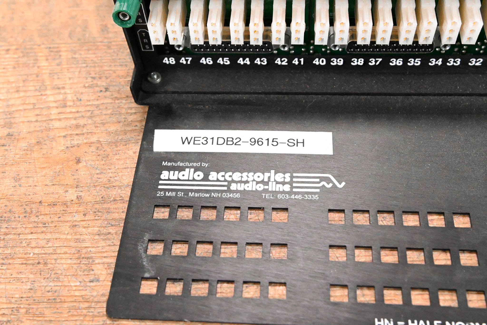 Audio Accessories WE31DB2-9615-SH 2x48 1.5RU TT Patchbay