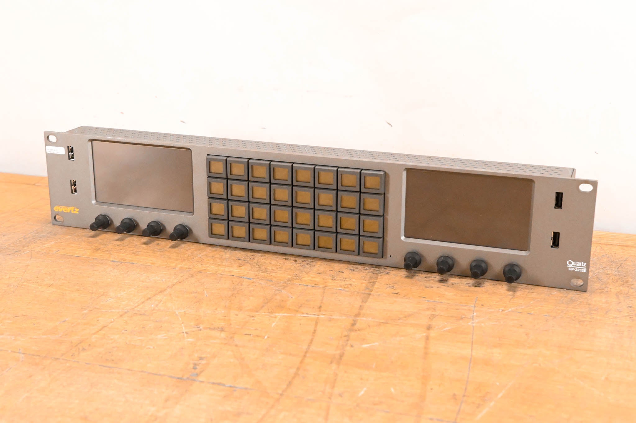 Evertz CP-2232E Advanced System Control Panel w/ 32 LCD Buttons (NO PSU)