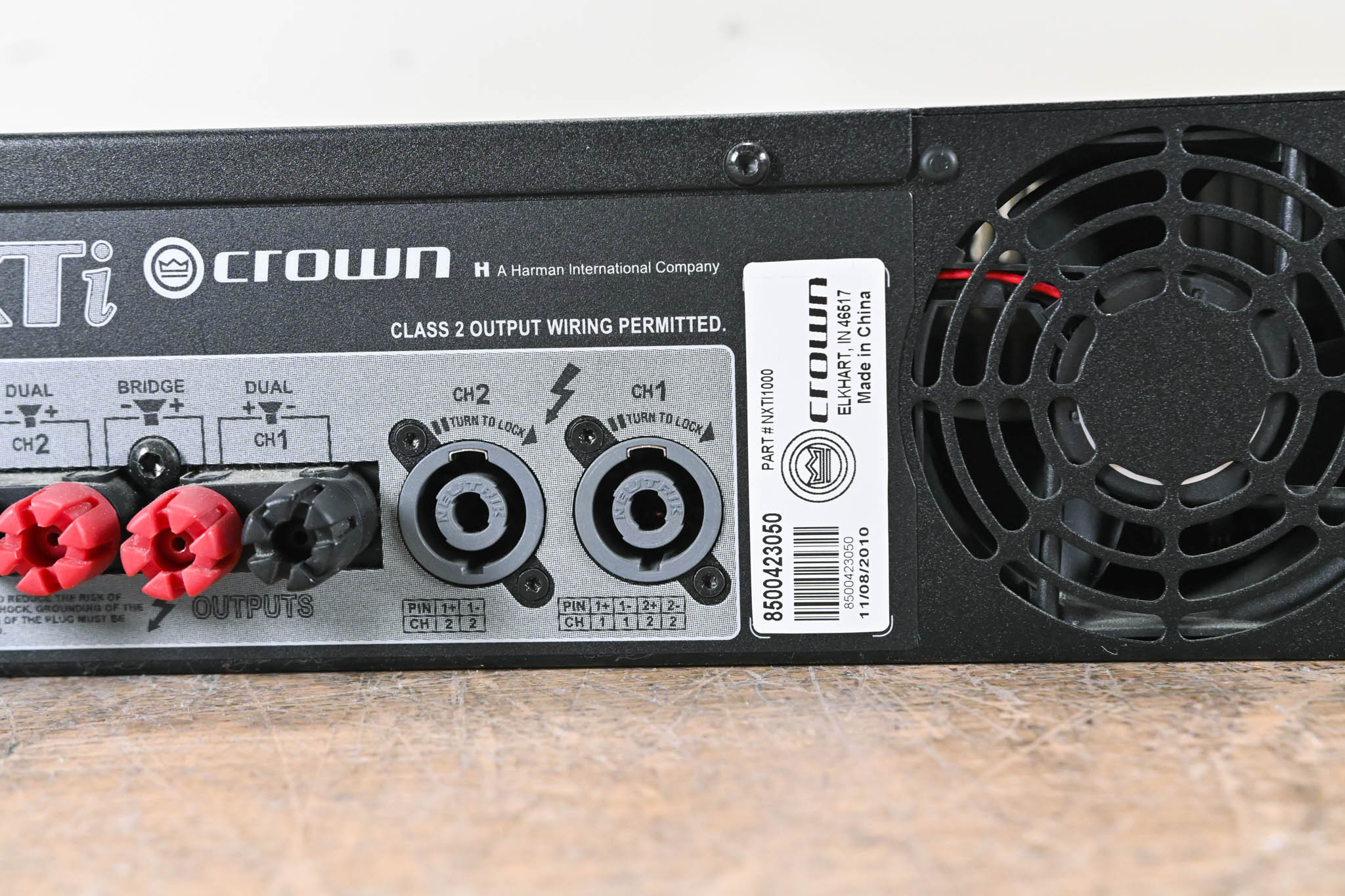 Crown XTi 1000 Stereo Power Amplifier with DSP