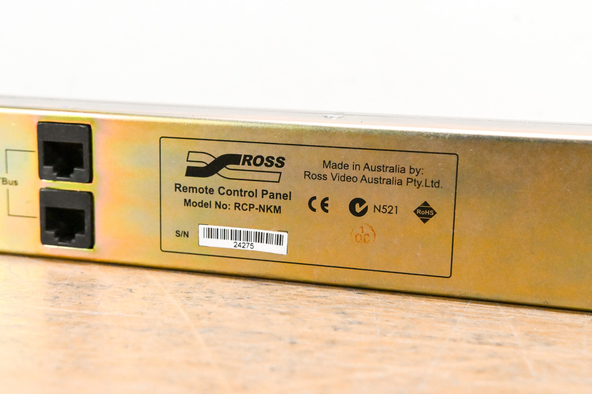 Ross RCP-NKM 1RU Remote Control Panel (NO POWER SUPPLY)
