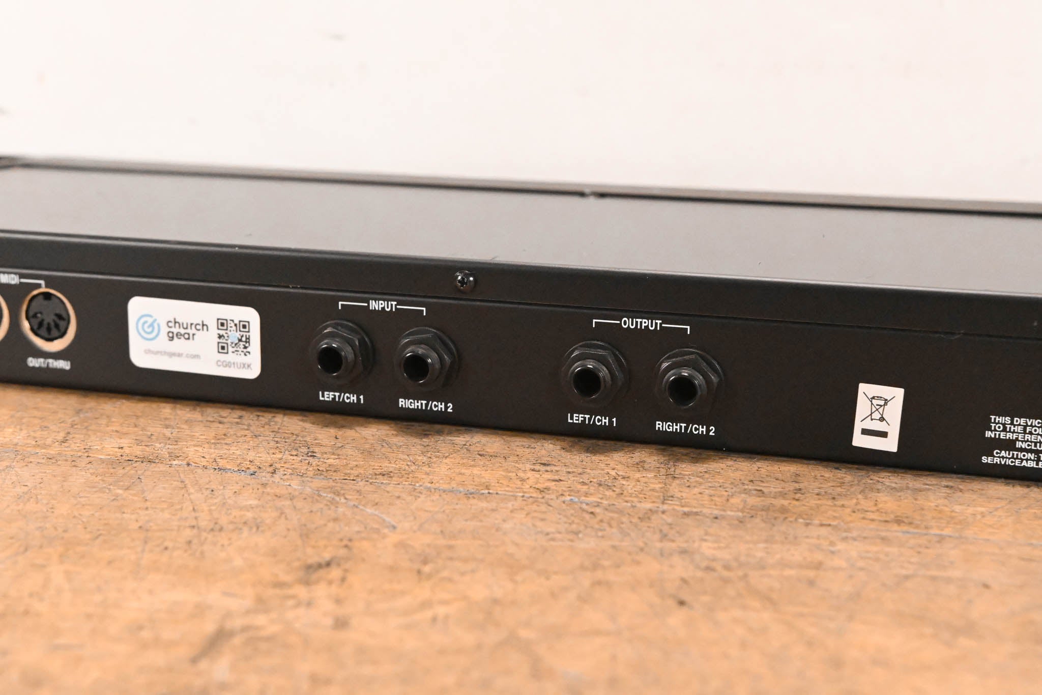 Alesis MidiVerb 4 Dual-Channel Parallel Multi-Effects Processor (NO PSU)